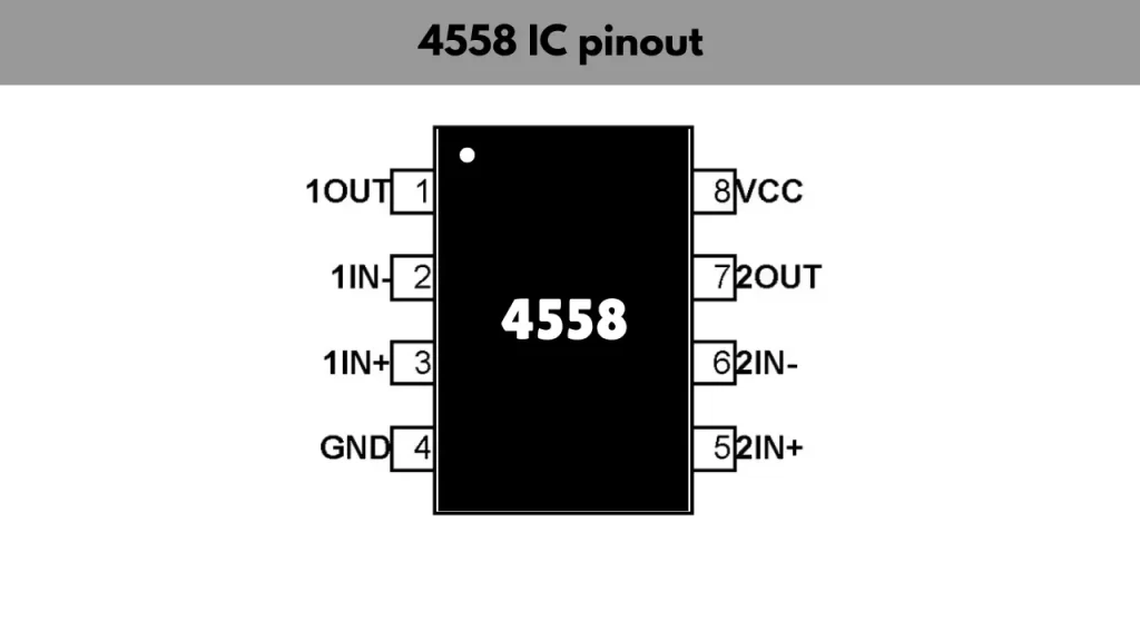 4558 ic pinout