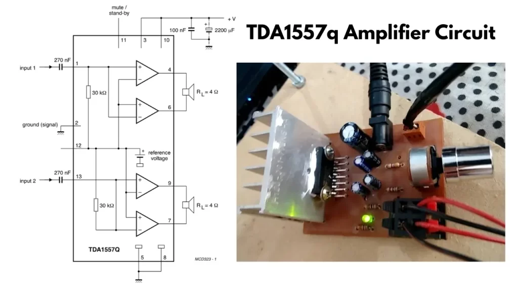 TDA1557q Amplifier Circuit Diagram