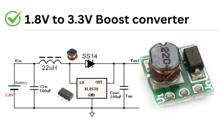 1.8V to 3.3v boost converter