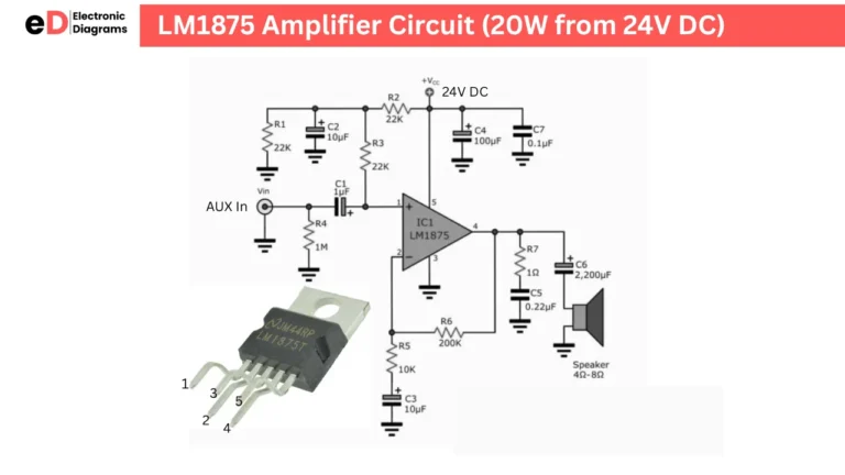 LM1875 amplifier circuit diagram.webp