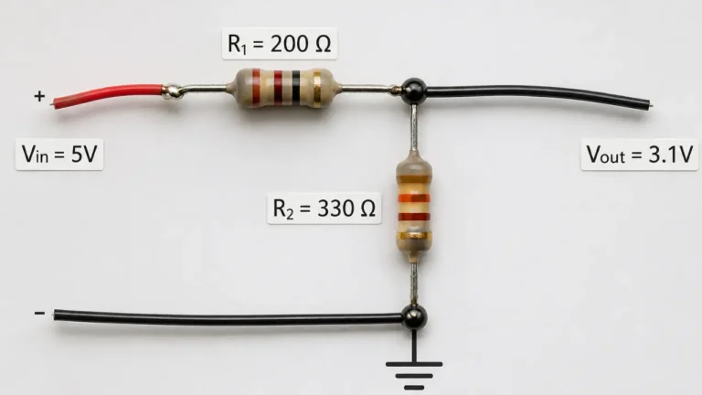 Reduce 5V to 3V using Resistor
