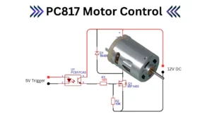 PC817 DC Motor Driver circuit