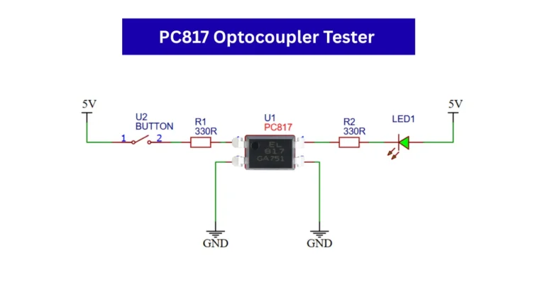 PC817 Optocoupler Tester