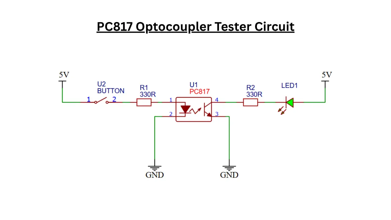 PC817 Optocoupler Tester Circuit
