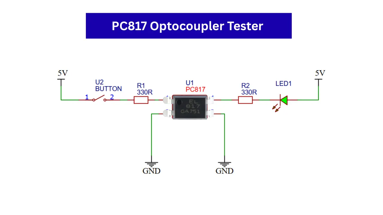 PC817 Optocoupler Tester